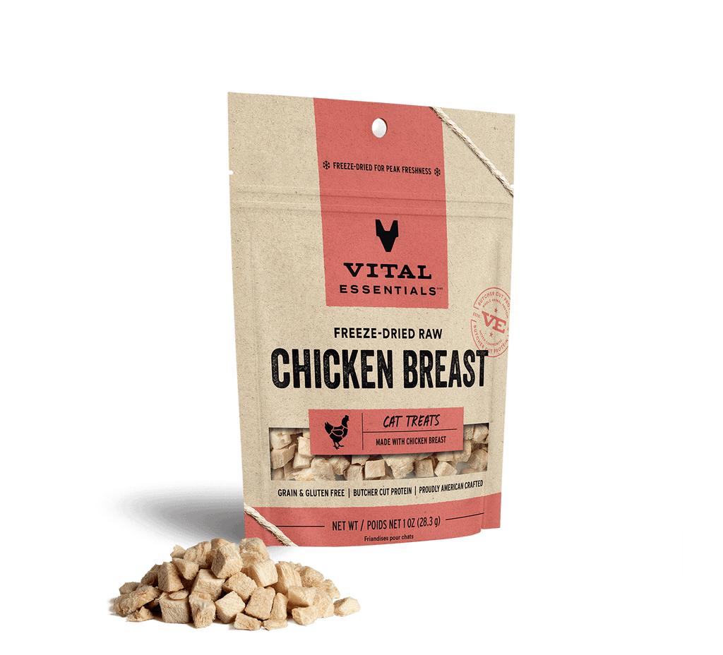 Vital Essentials Freeze-Dried Raw Chicken Breast Cat Treats