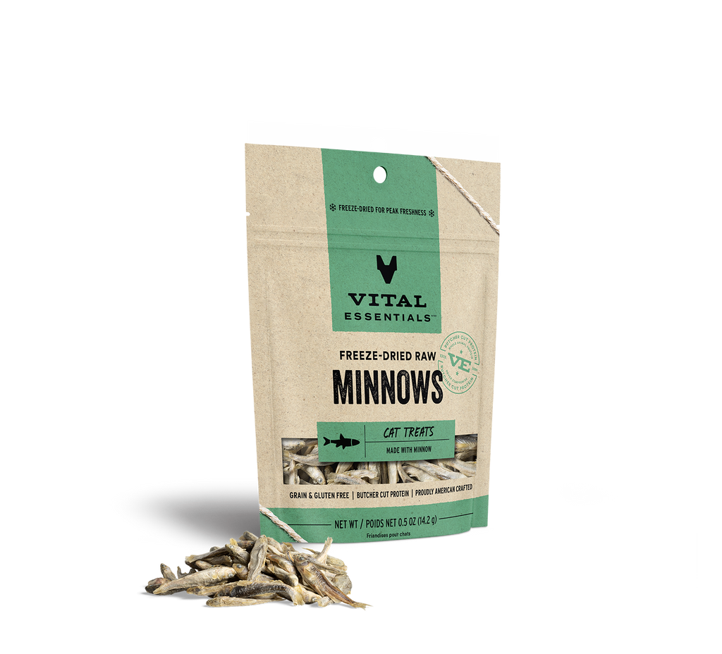 Vital Essentials Freeze Dried Raw Minnows Cat Treats