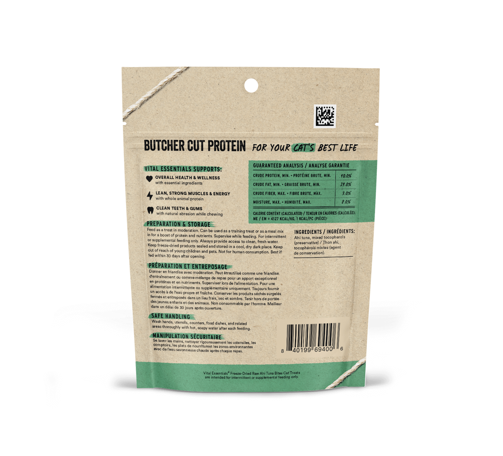 Vital Essentials Vital Cat Freeze Dried Ahi Tuna Cat Treats