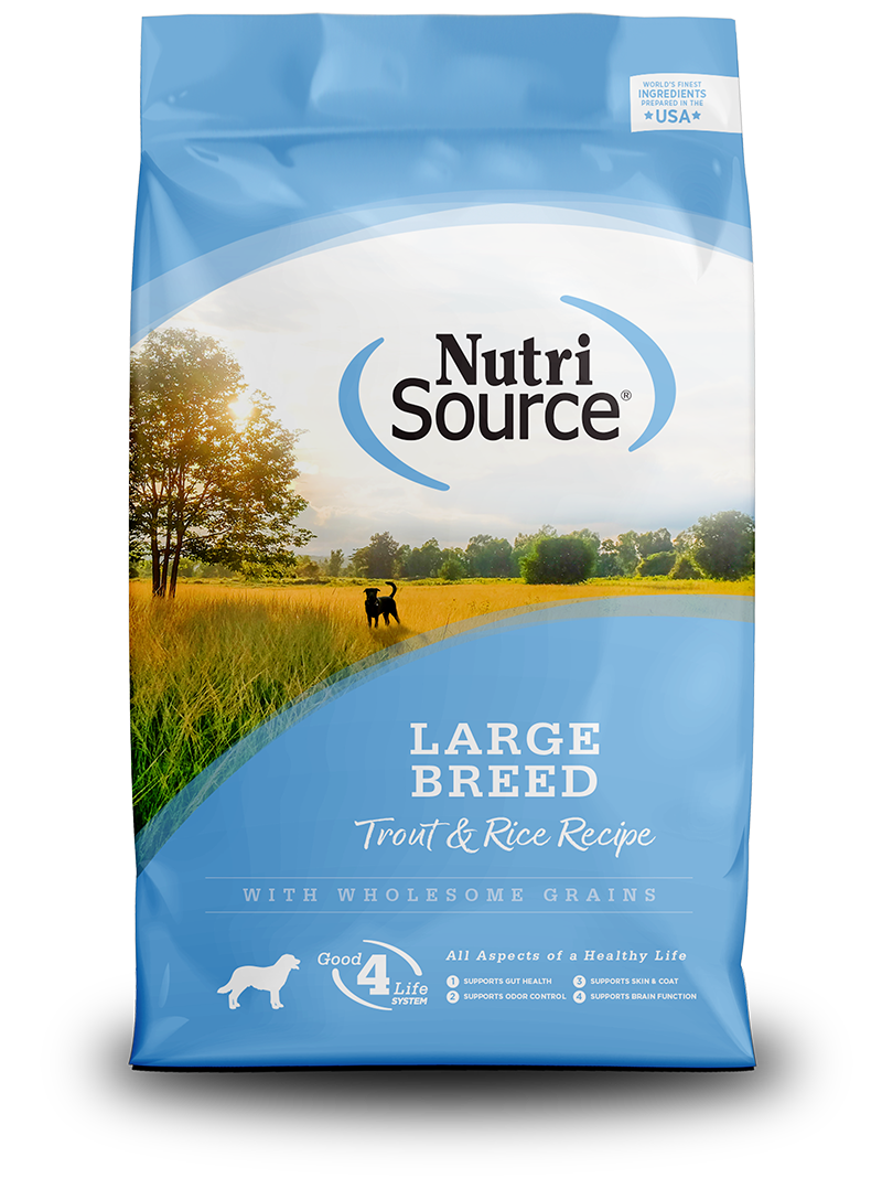 NutriSource® Large Breed Trout & Rice Recipe Dog Food