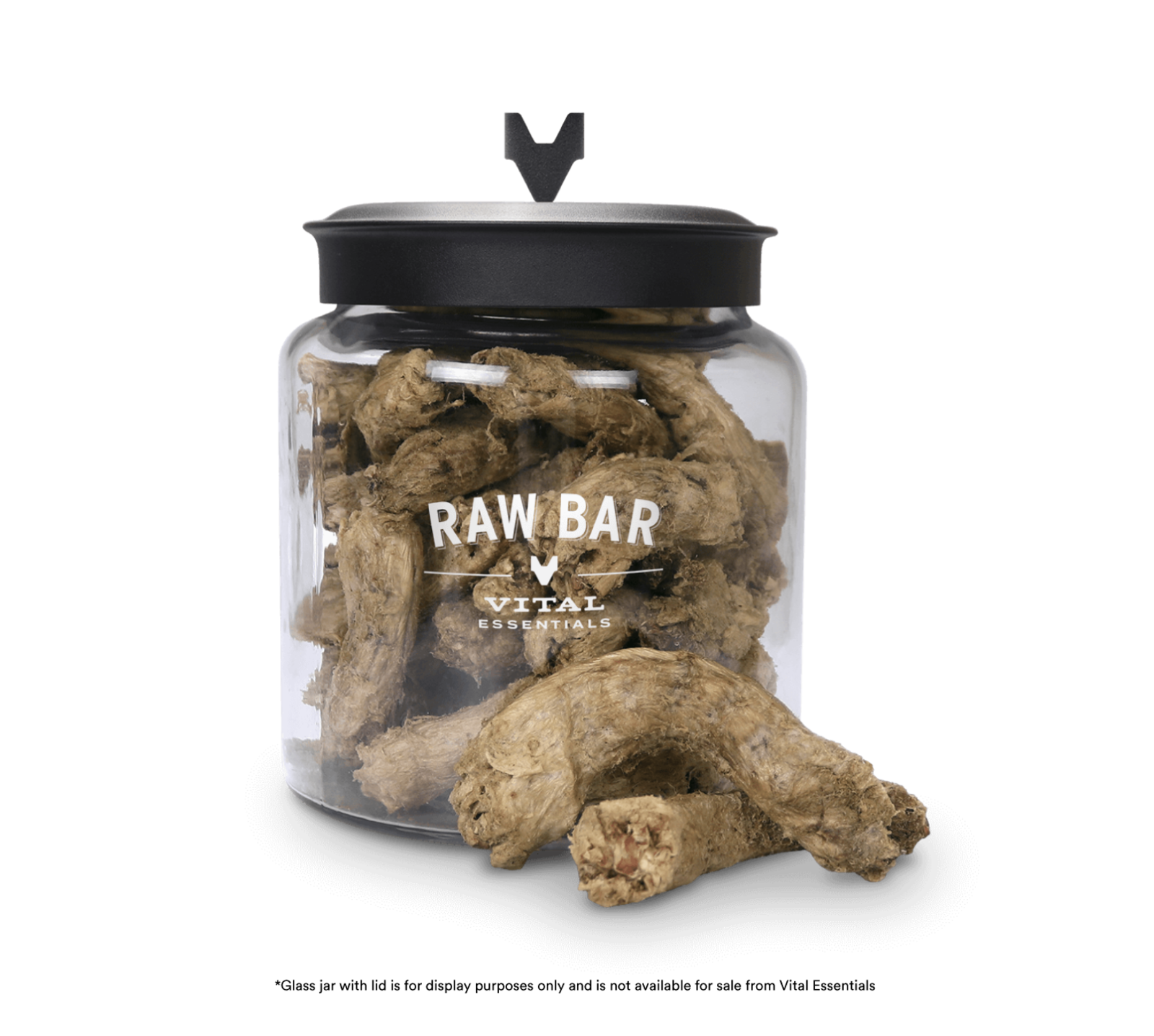 Vital Essentials Raw Bar Freeze Dried Raw Chicken Necks Dog & Cat Snacks