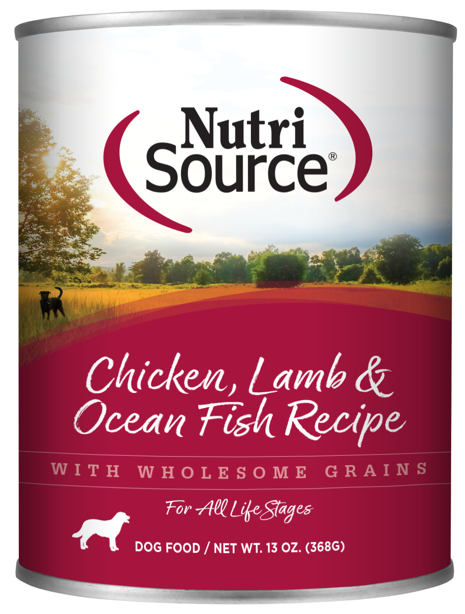 NutriSource® Chicken, Lamb & Ocean Fish Formula Healthy Wet Dog Food