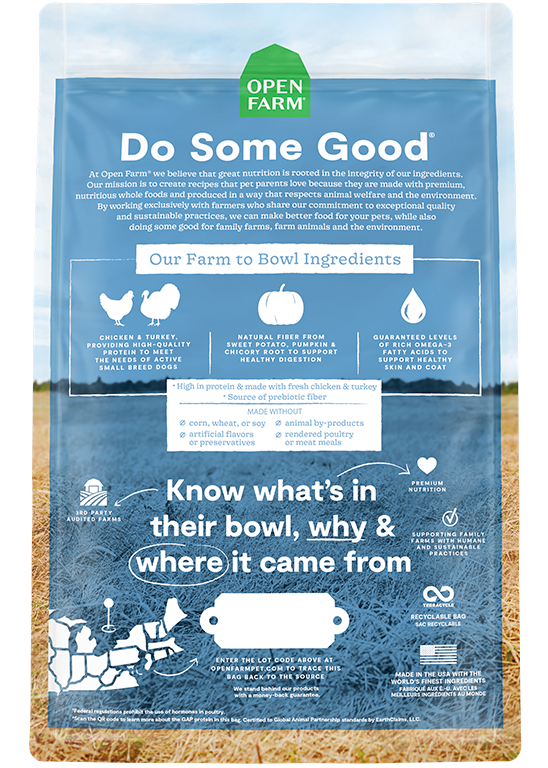 Open Farm Small Breed Ancient Grain Dry Dog Food
