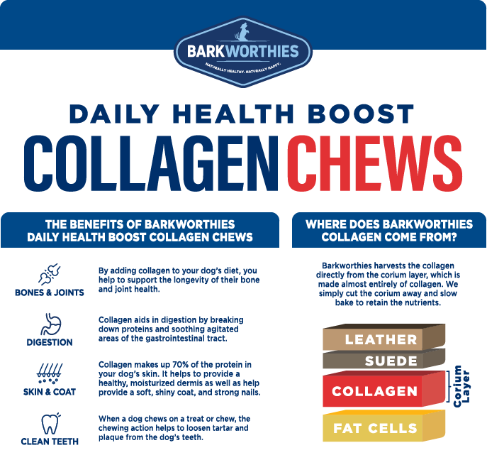 Barkworthies Collagen Beef Sticks for Dog