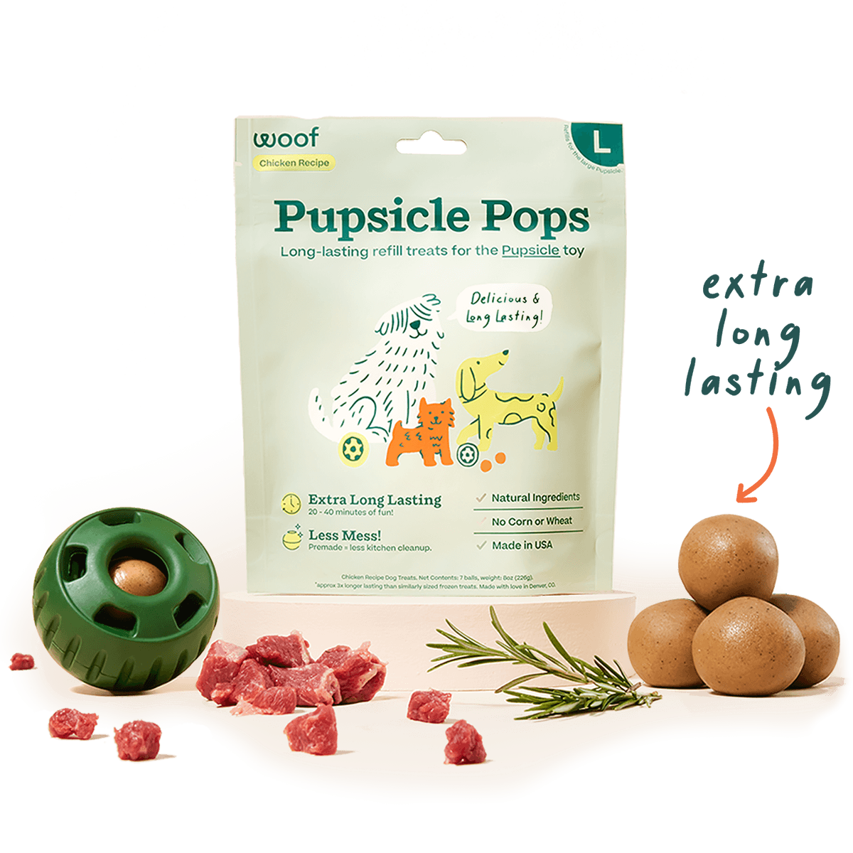 Woof Pupsicle Pops Dog Treats