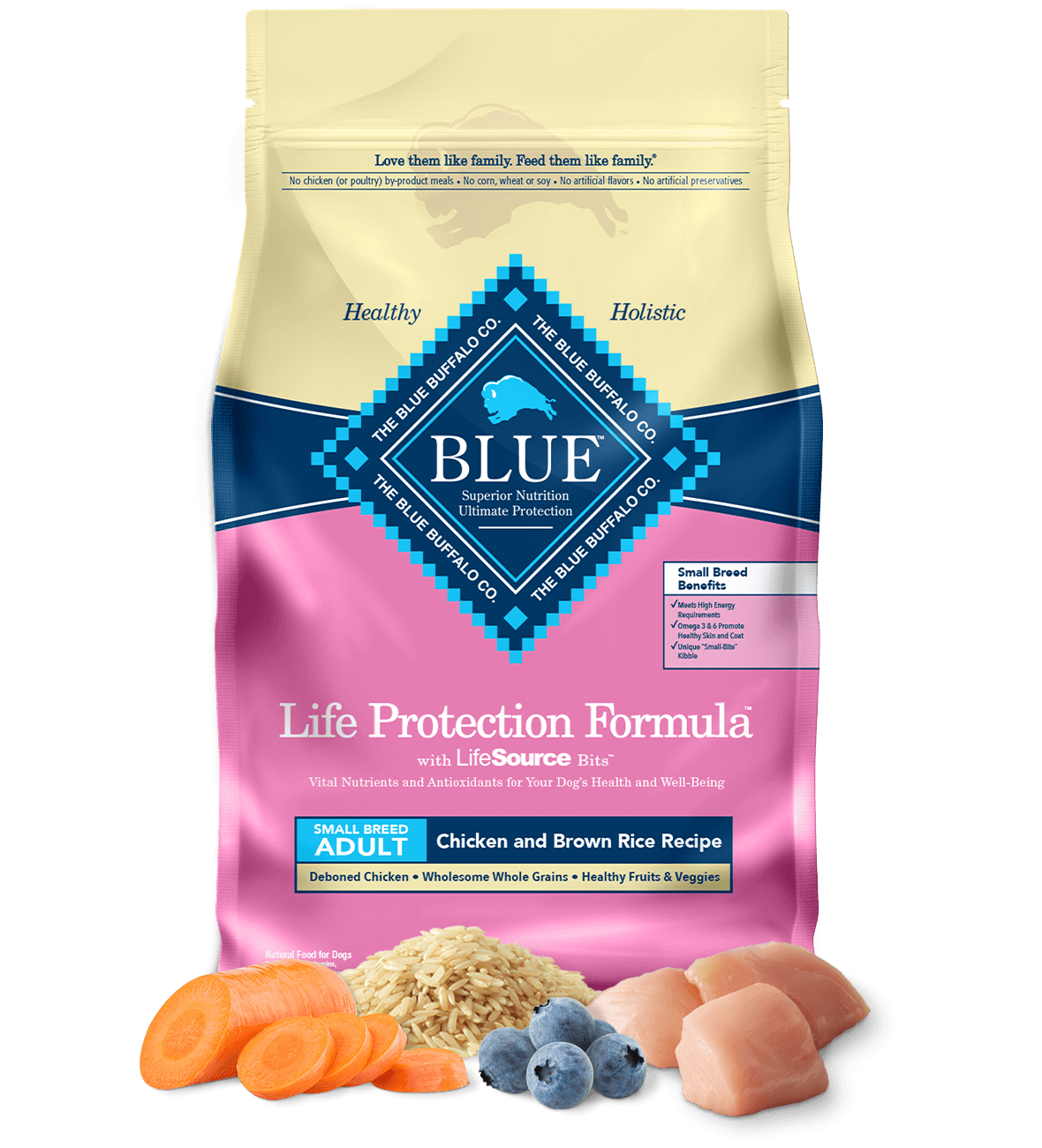Blue Buffalo Life Protection Formula™ Chicken and Brown Rice Recipe Small Breed Adult Dog Food