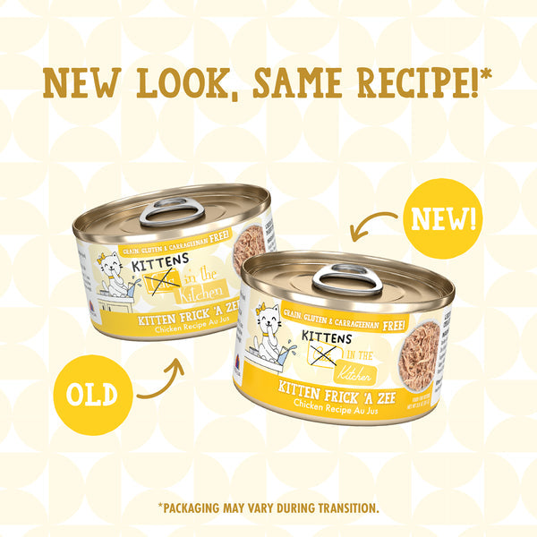 Weruva Cats in the Kitchen Kitten Frick 'A Zee Chicken Recipe Au Jus Cat Wet Food