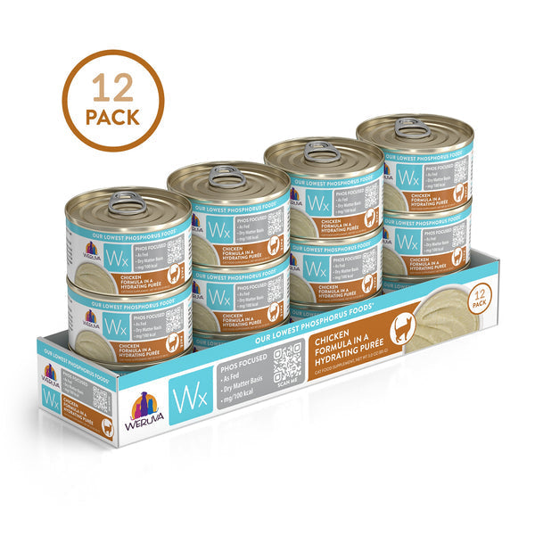 Weruva Wx Phos Focused  Chicken Formula in a Hydrating Purée Wet Cat Food