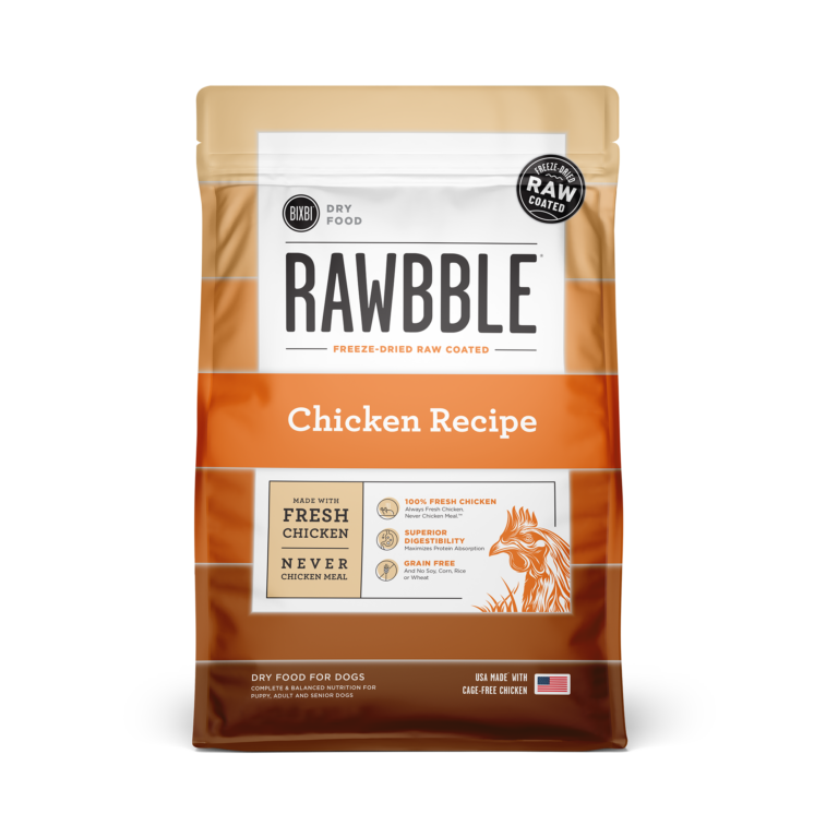 Bixbi Pet Rawbble® Dry Food for Dogs – Chicken Recipe