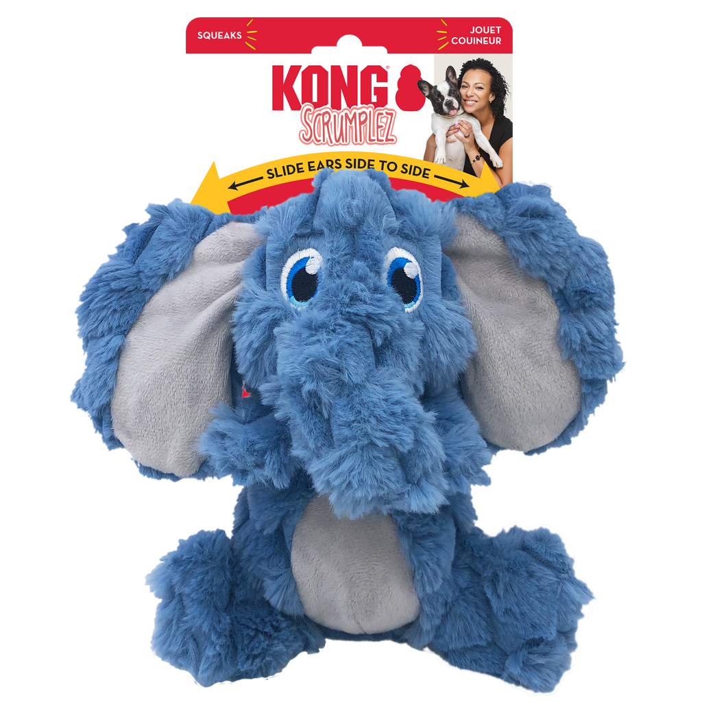 Kong Scrumplez Elephant Dog Toy