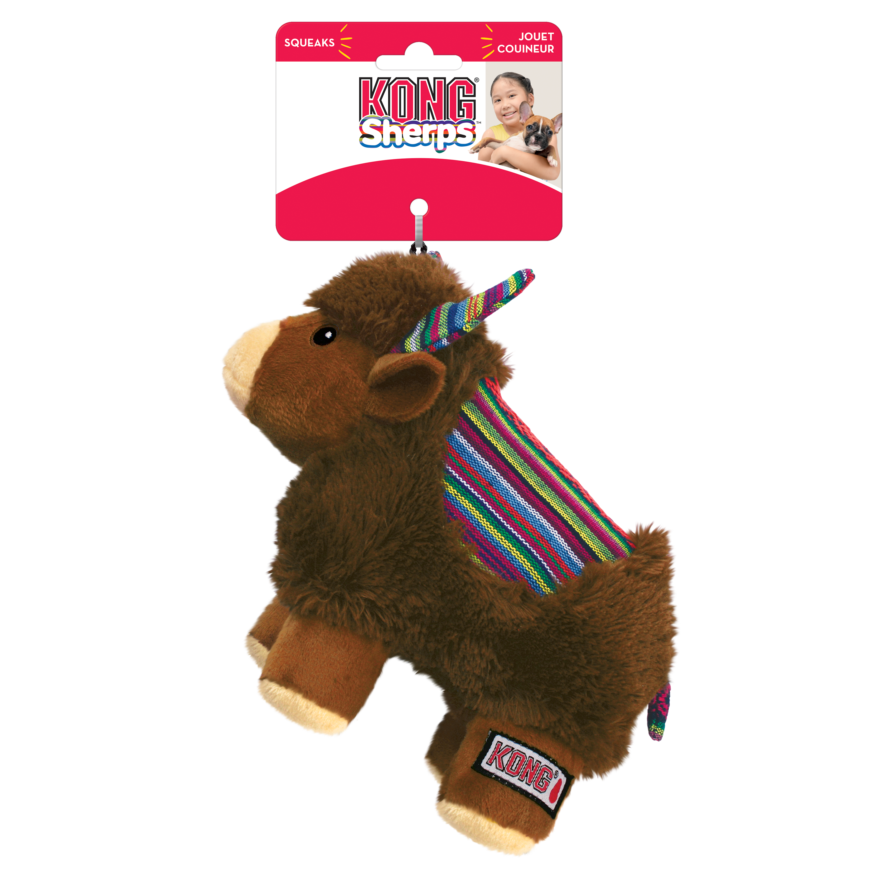 KONG Sherps Yak Dog Toy