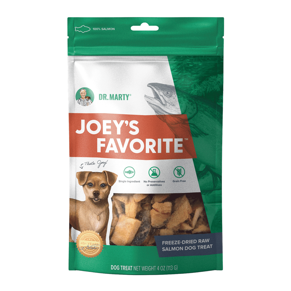 Dr. Marty Joey’s Favorite 100% Freeze-Dried Raw Salmon Dog Treats