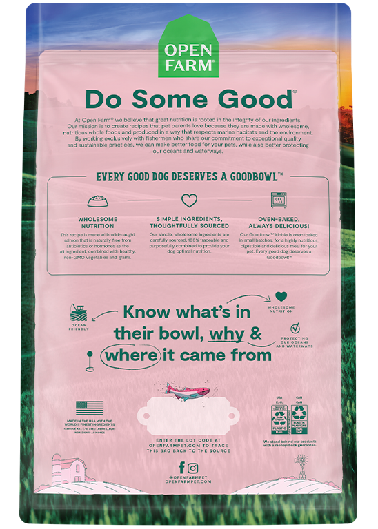 Open Farm Goodbowl™ Wild-Caught Salmon & Brown Rice Recipe for Dogs