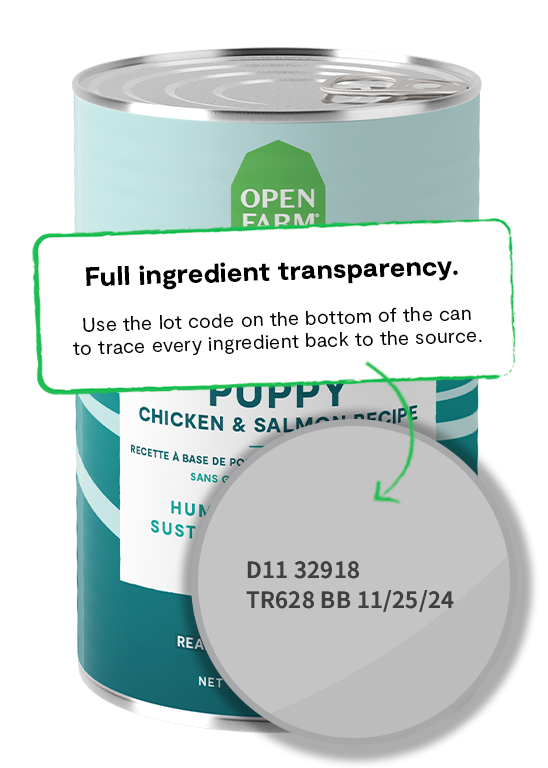 Open Farm Puppy Chicken & Salmon Pâté for Dogs