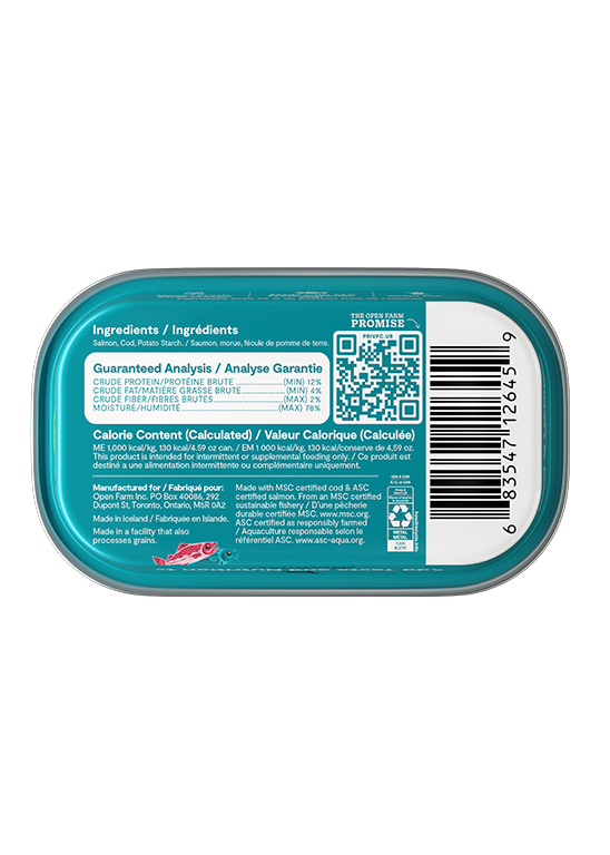 Open Farm Salmon & Cod Topper for Dogs