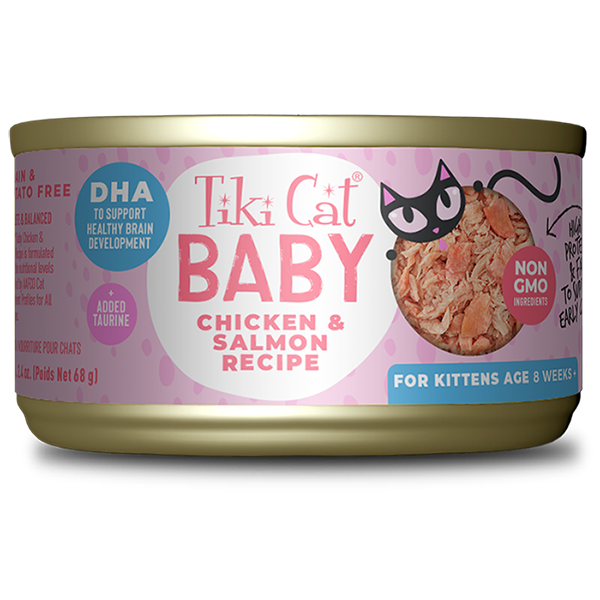 Tiki Cat® Baby Whole Foods with Chicken & Salmon Recipe
