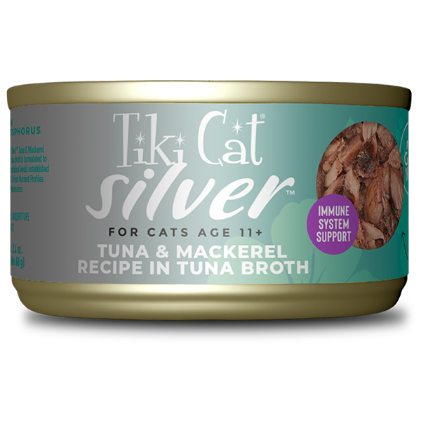 Tiki Cat® Silver™ Whole Foods with Tuna & Mackerel Recipe Wet Cat Food