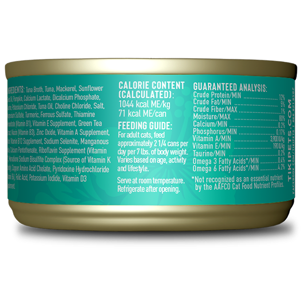 Tiki Cat® Silver™ Whole Foods with Tuna & Mackerel Recipe Wet Cat Food