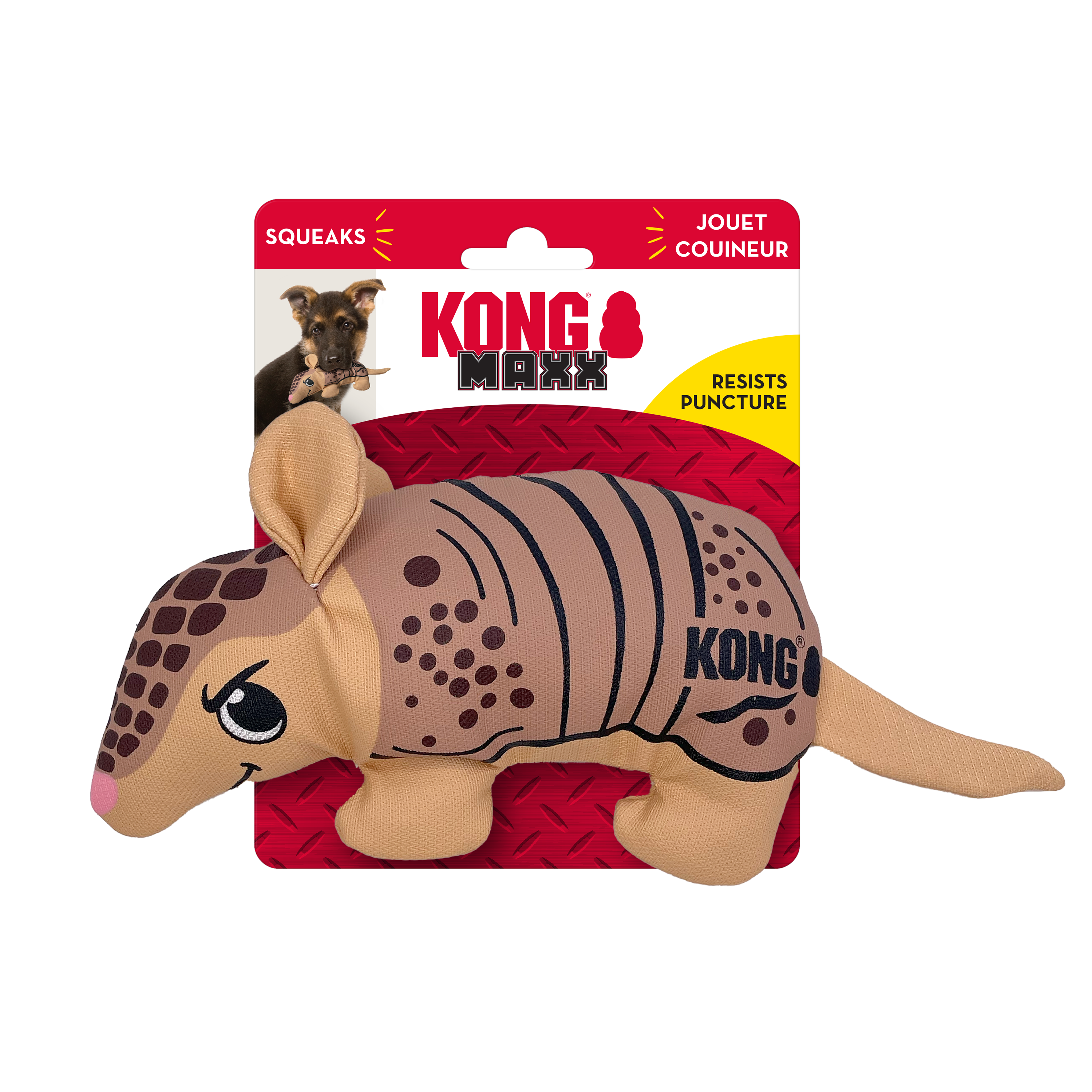 KONG Maxx Armadillo Dog Toy