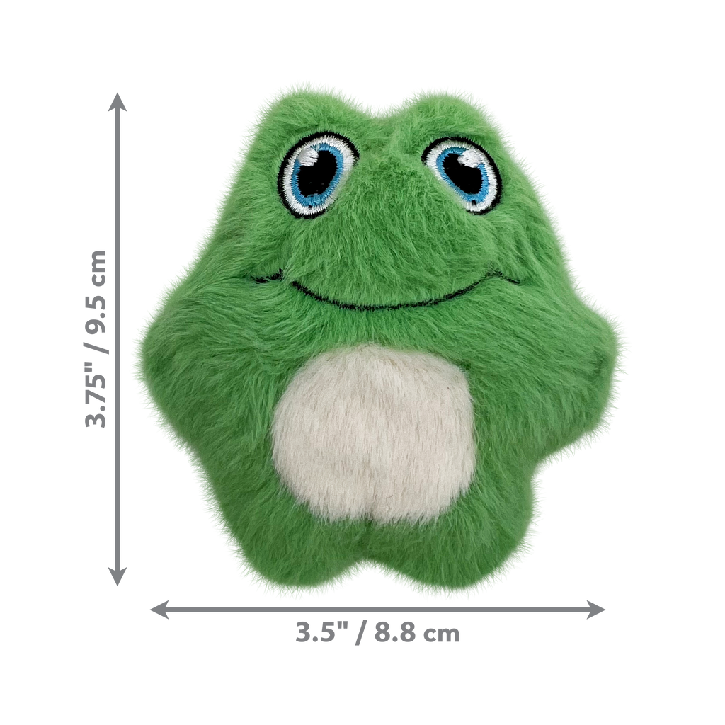 KONG Snuzzles Kiddos Mini Frog Squeaker Dog Toy