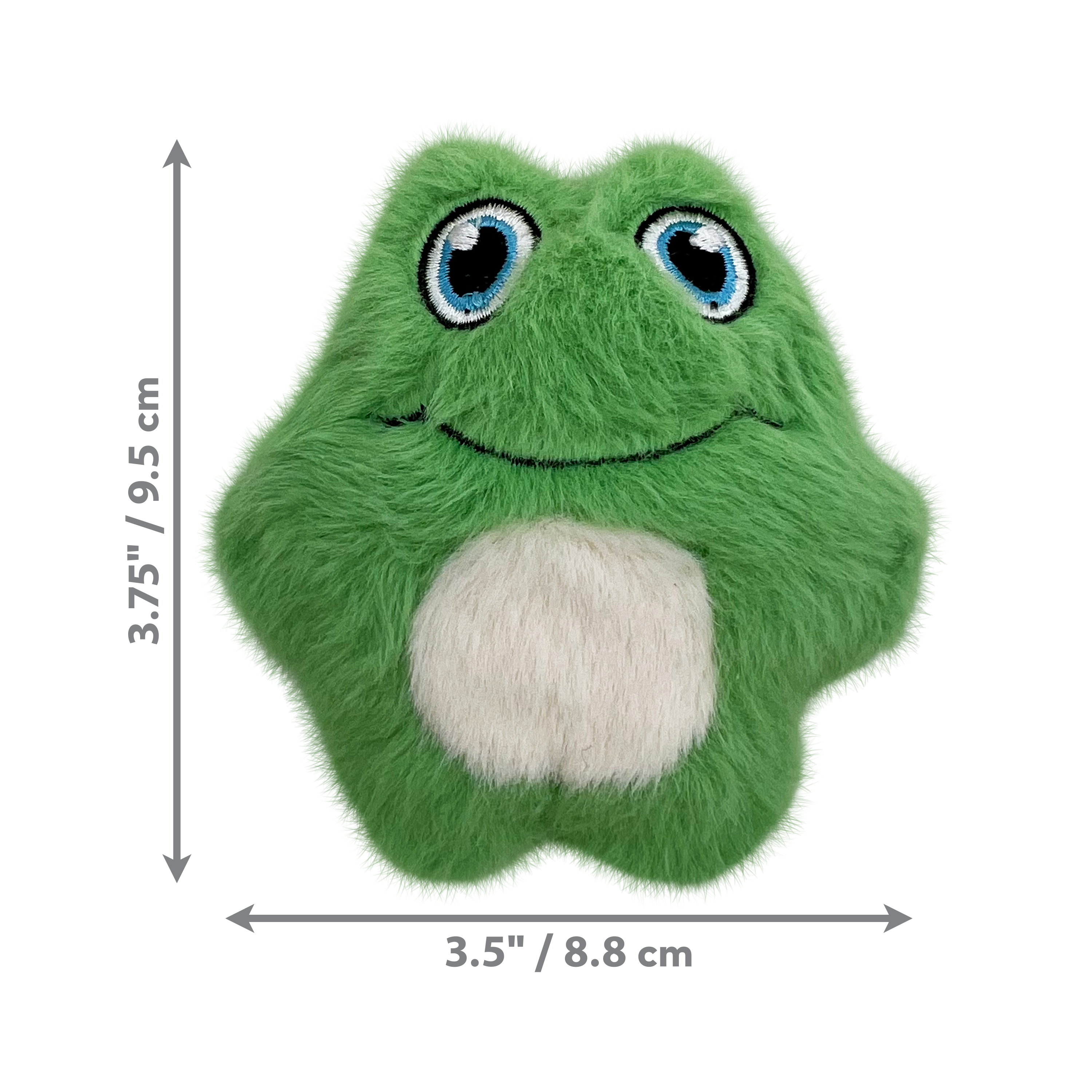 KONG Snuzzles Kiddos Mini Frog Squeaker Dog Toy