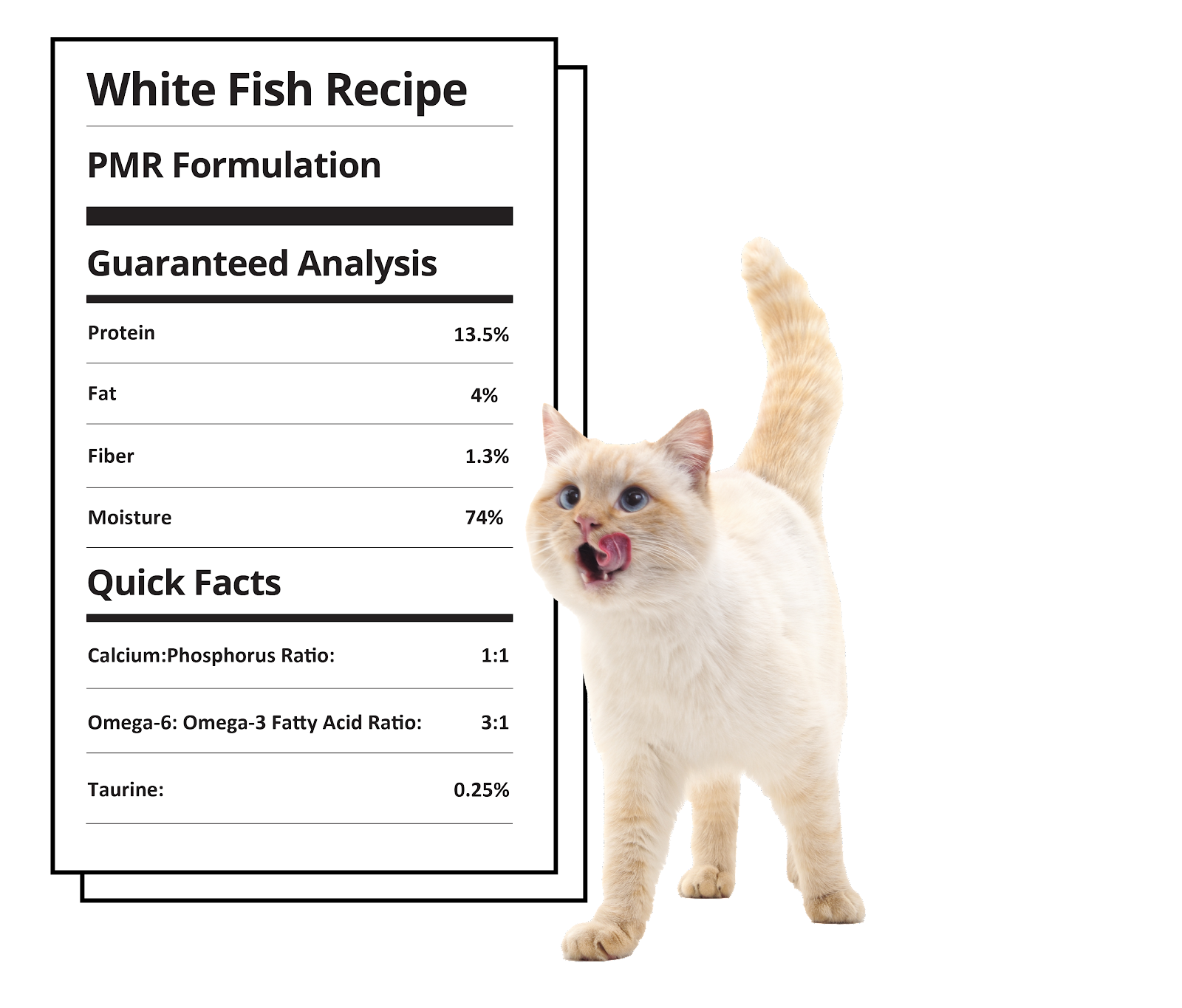 Steve's Real Food Freeze-Dried Raw Cat Food White Fish Recipe
