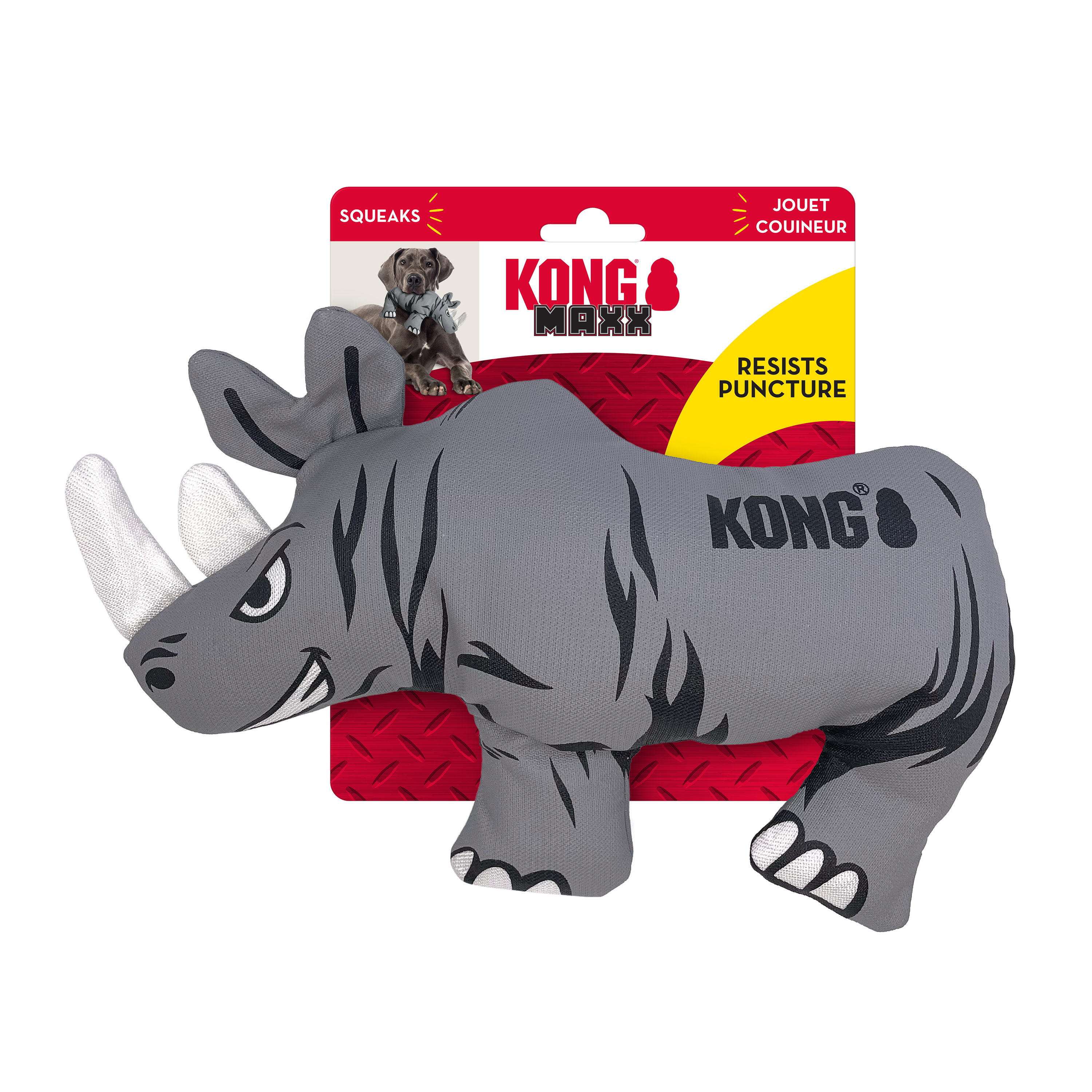 KONG Maxx Rhino Dog Toy