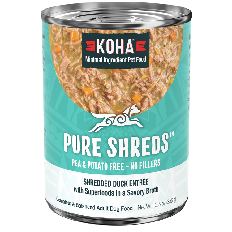 Koha Pure Shreds Shredded Duck Entrée for Dogs