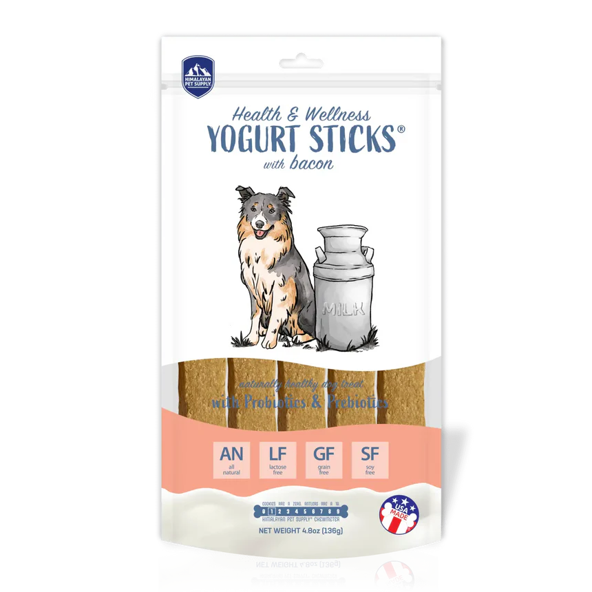 Himalayan Pet Supply Health and Wellness Yogurt Sticks Bacon