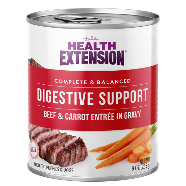 Health Extension Digestive Support, Beef & Carrot Entree in Gravy Dog Food