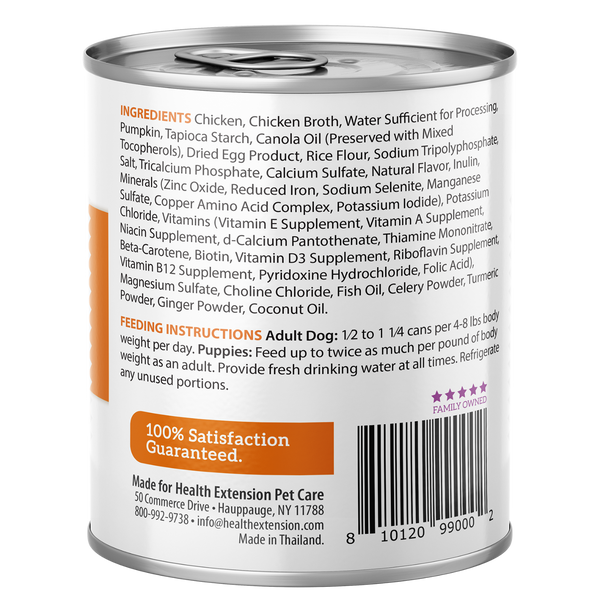 Health Extension Digestive Support, Chicken & Pumpkin Entree in Gravy Dog Food