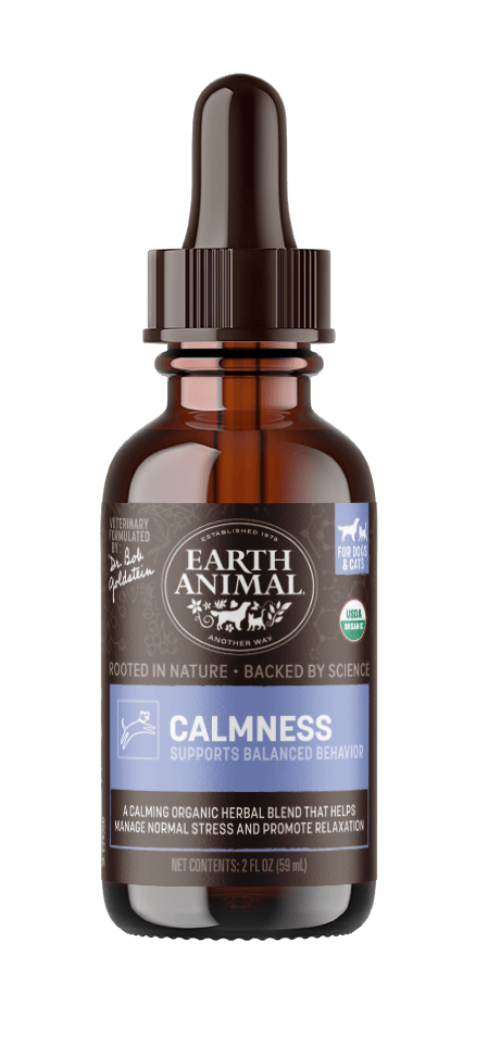 Earth Animal Apothecary Calmness Organic Herbal Liquid Calming Supplement