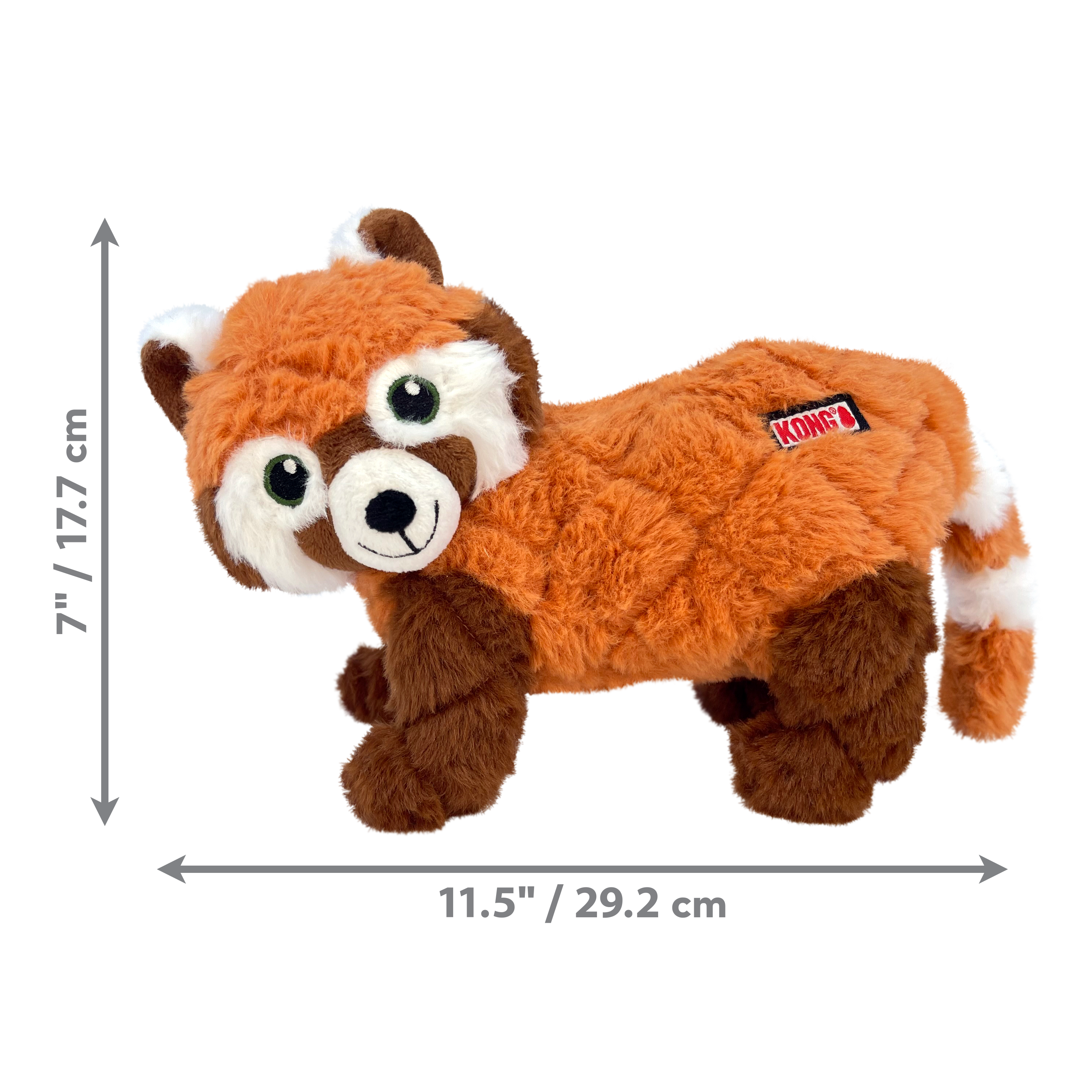 KONG Scampers Red Panda Dog Toy