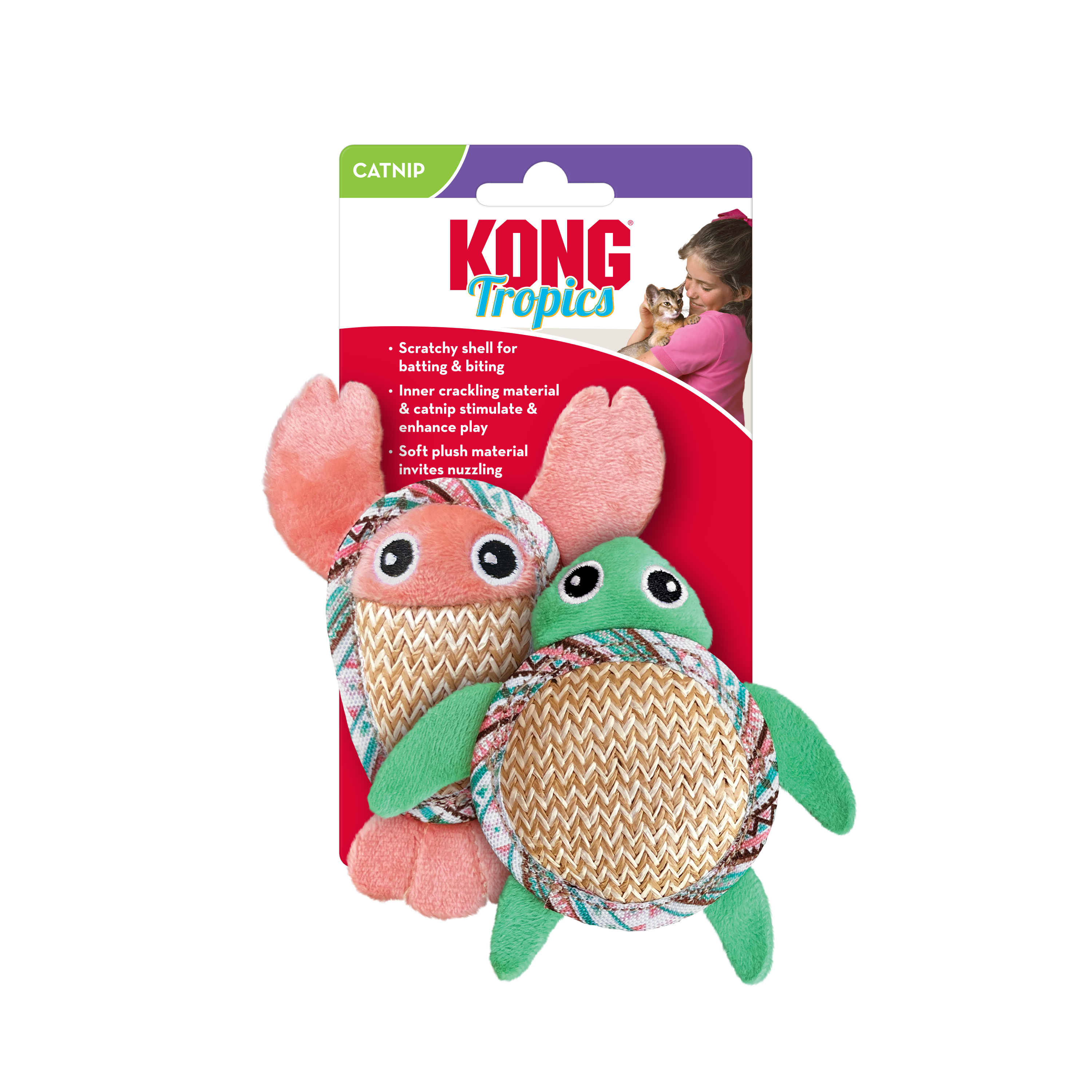 KONG Tropics Pals Cat Toy
