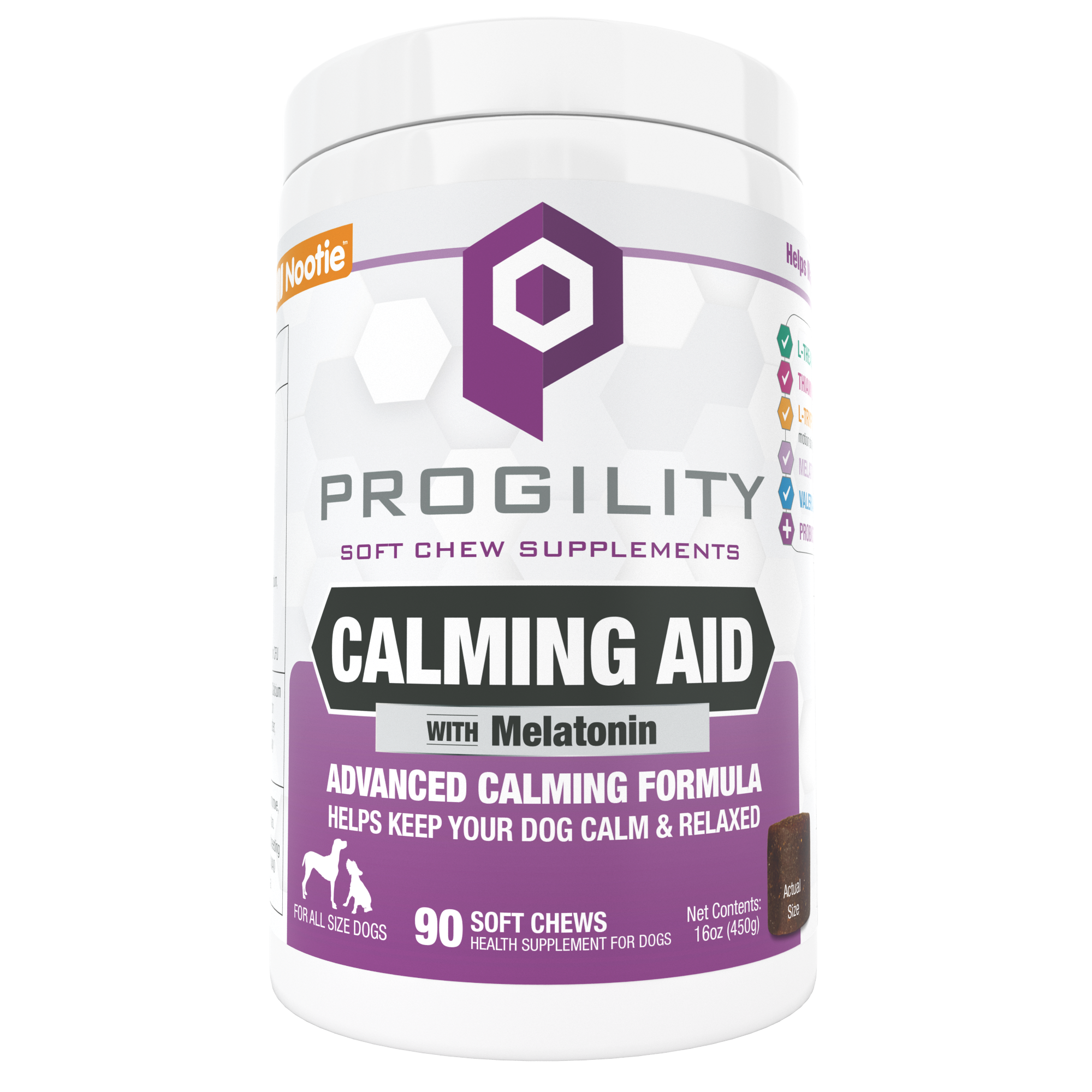 Nootie Progility Calming Aid Soft Chew Supplement For Dogs