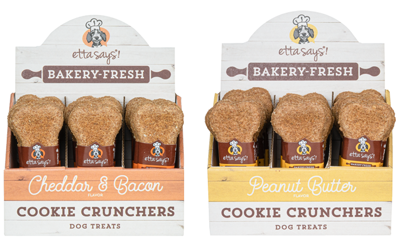 Etta Says Cheddar & Bacon Cookie Crunchers Dog Treats