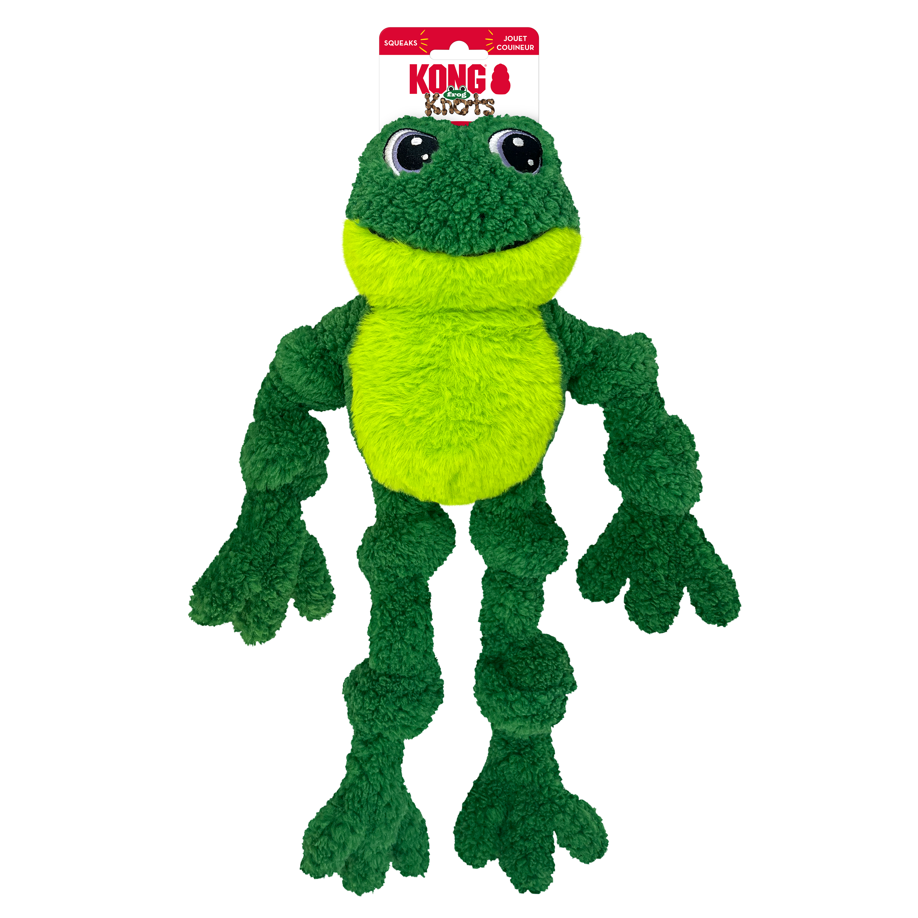 KONG Knots Frog Assorted Dog Toy