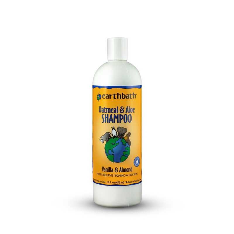 Earthbath Vanilla & Almond Oatmeal & Aloe Shampoo for Dogs and Cats