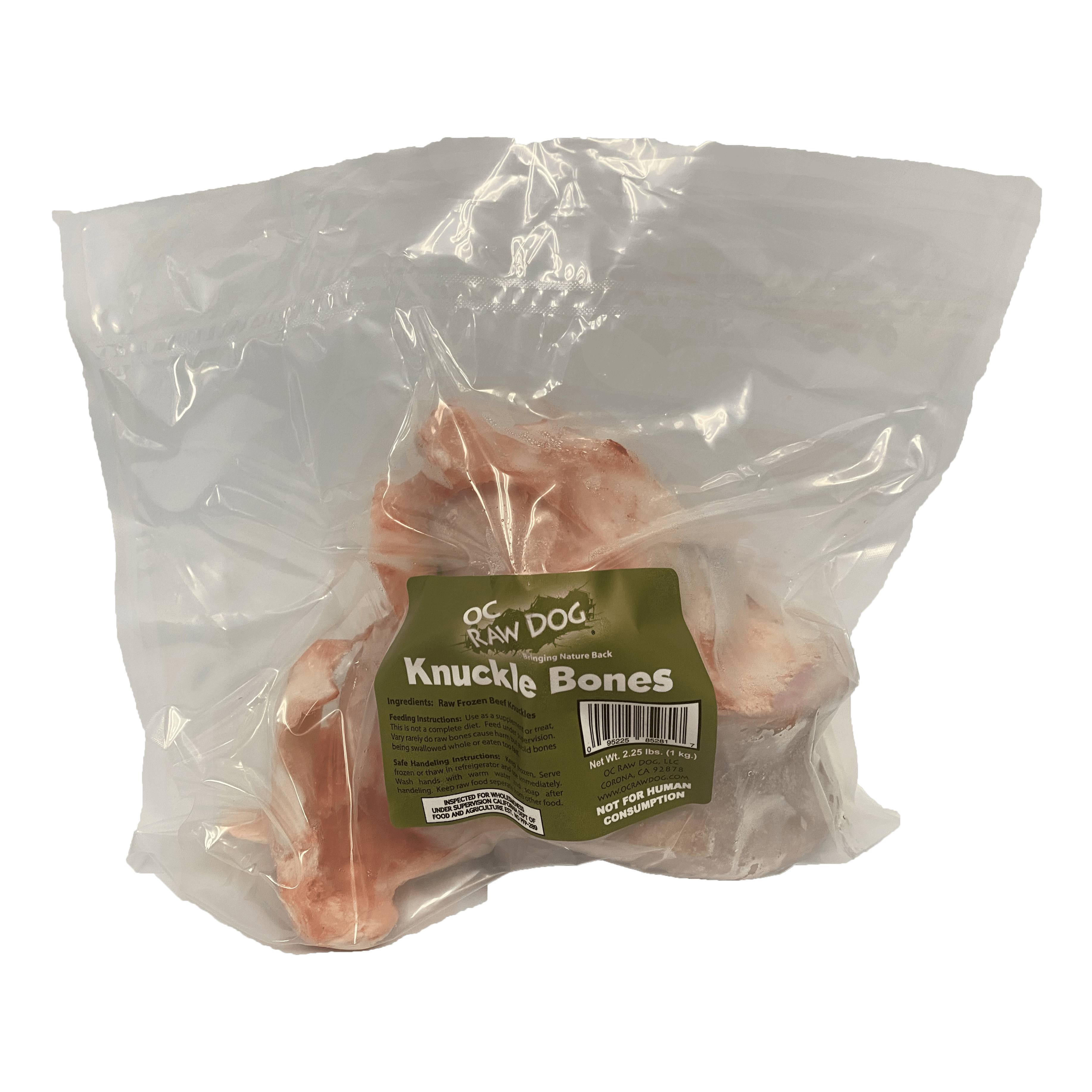 OC Raw Dog Knuckle Bones Dog Treats