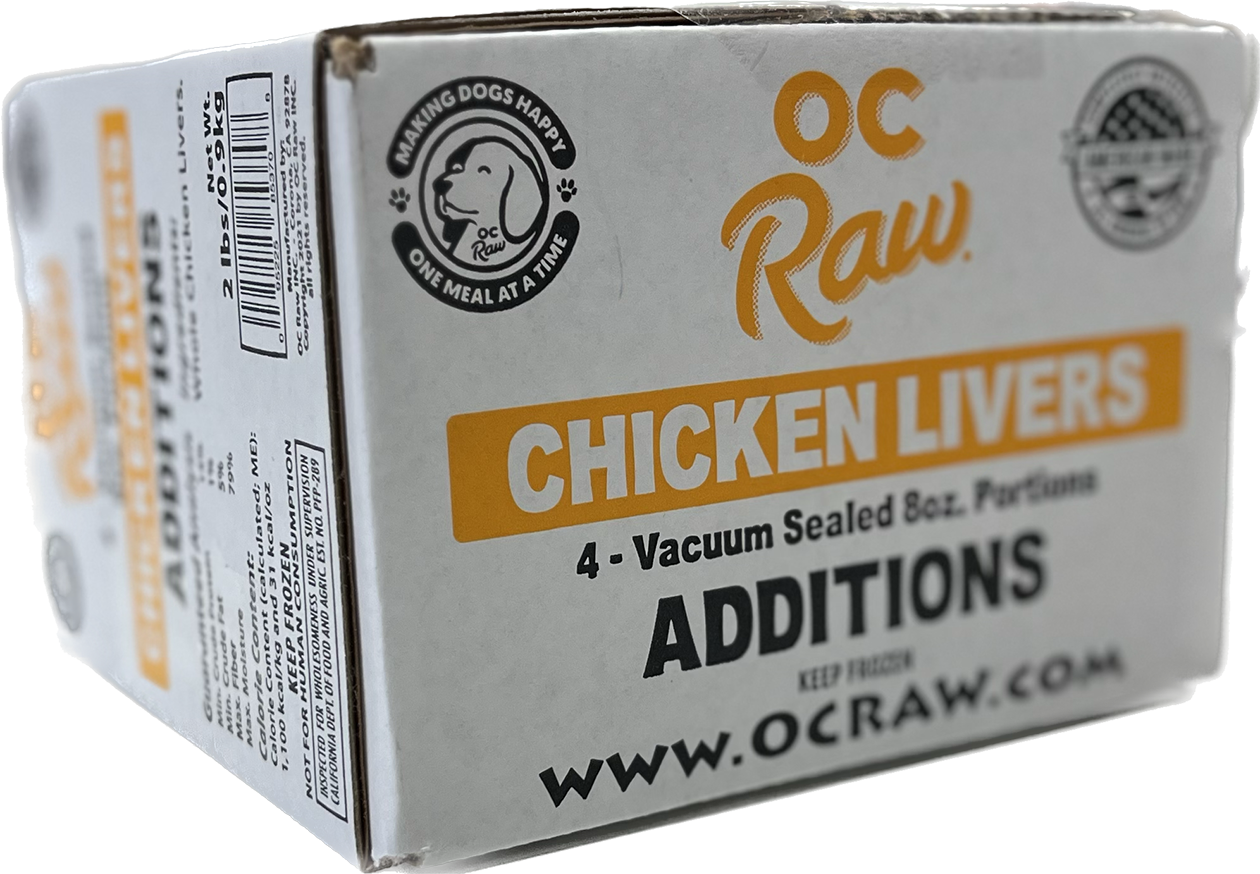 OC Raw Dog Chicken Livers Additions