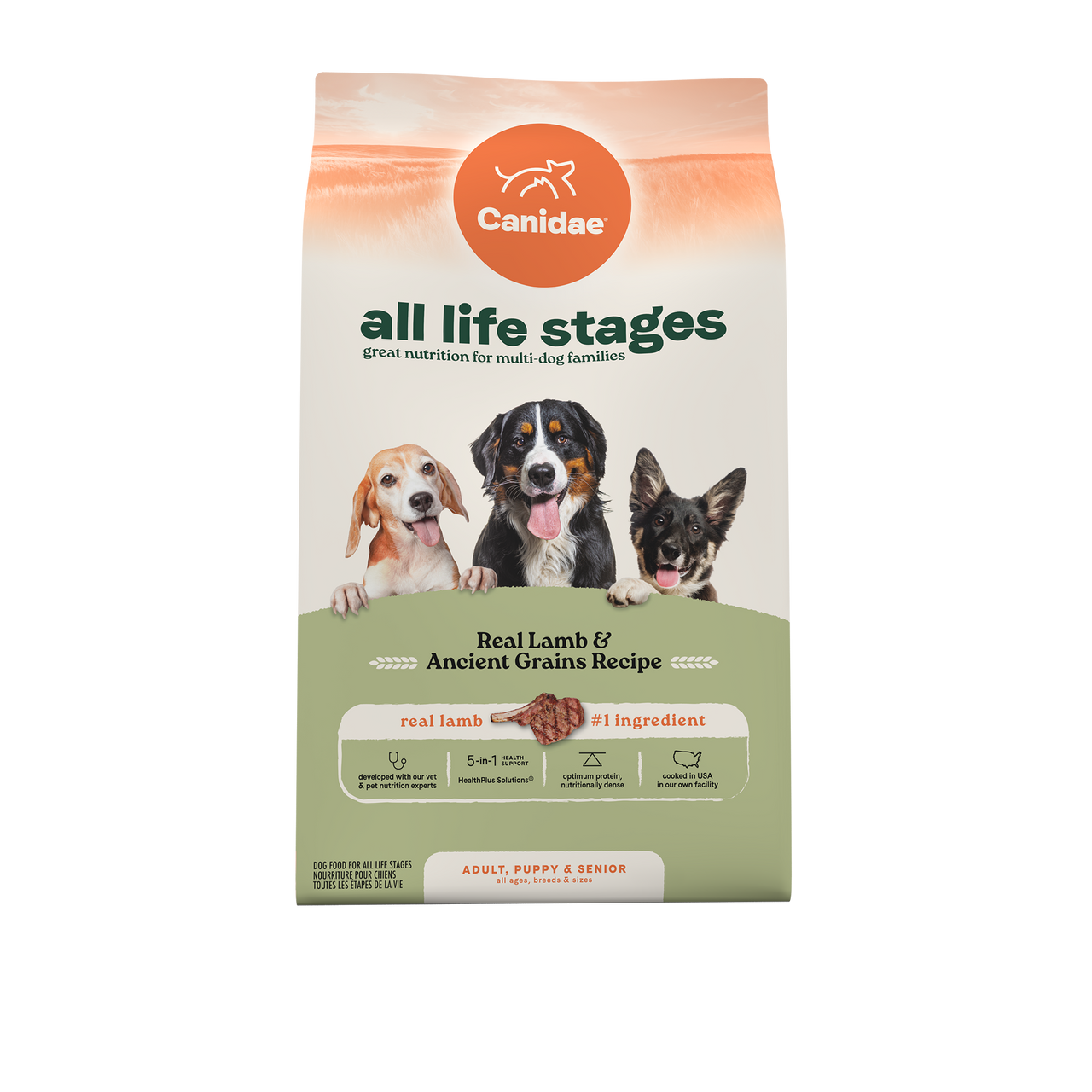 Canidae All Life Stages Dry Dog Food Real Lamb & Ancient Grains Recipe