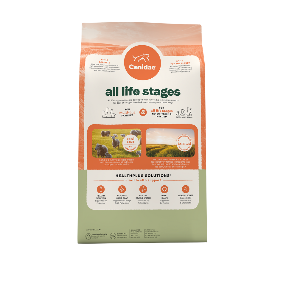 Canidae All Life Stages Dry Dog Food Real Lamb & Ancient Grains Recipe
