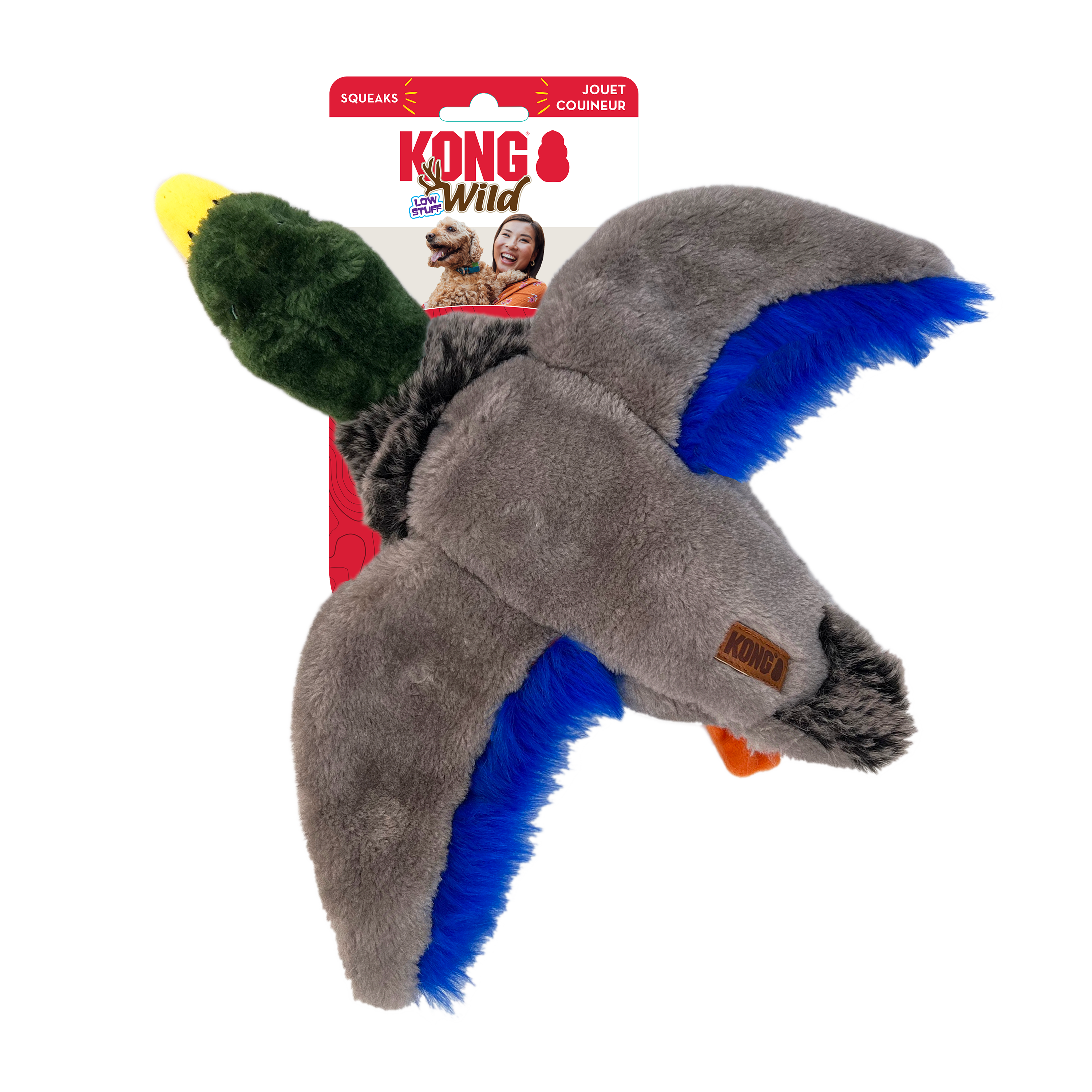 KONG Wild Low Stuff Mallard Dog Toy
