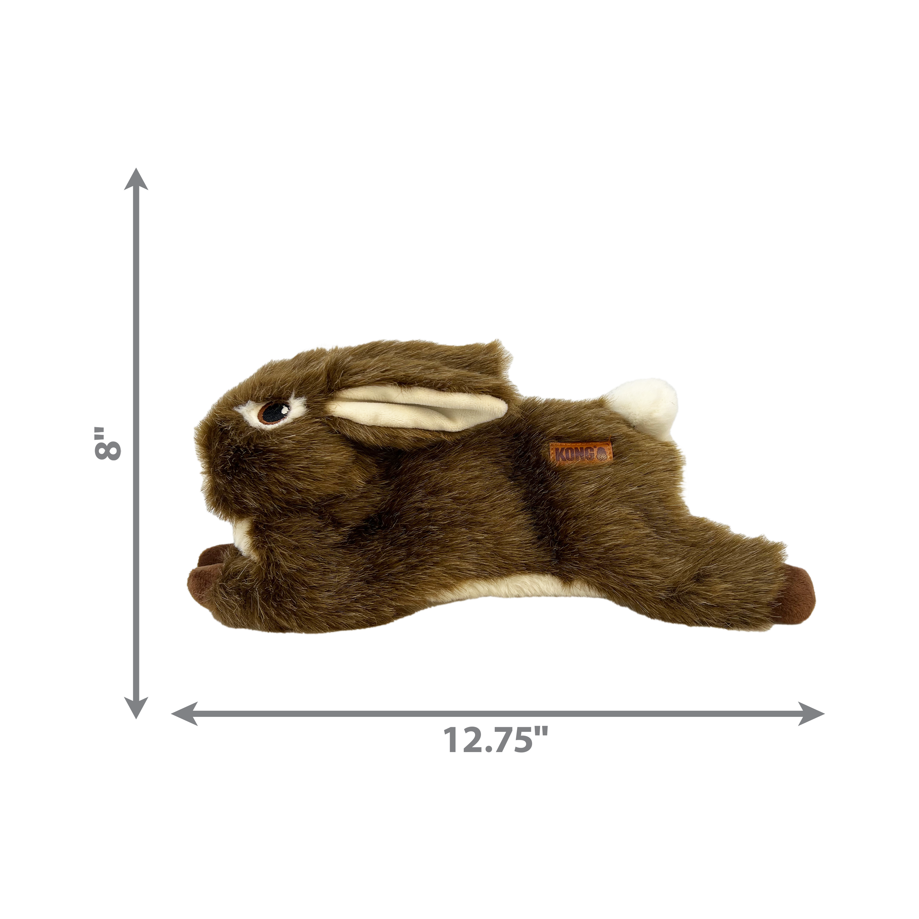 KONG Wild Low Stuff Creatures Rabbit Dog Toy