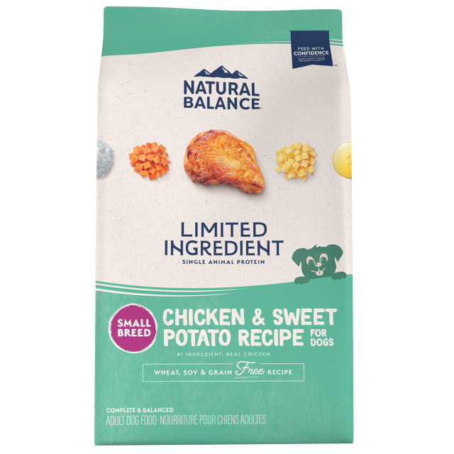 Natural Balance Limited Ingredient  Grain Free Chicken & Sweet Potato Small Breed Recipe Dry Dog Food