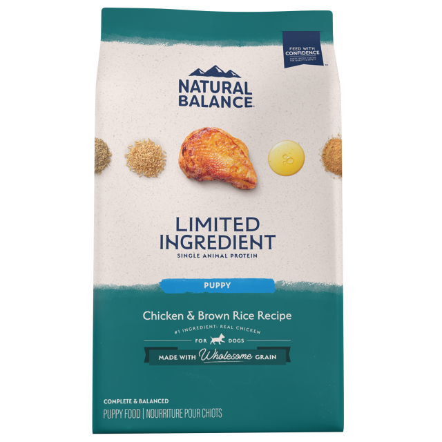 Natural Balance Limited Ingredient Diet Chicken & Brown Rice Puppy Recipe Dry Dog Food