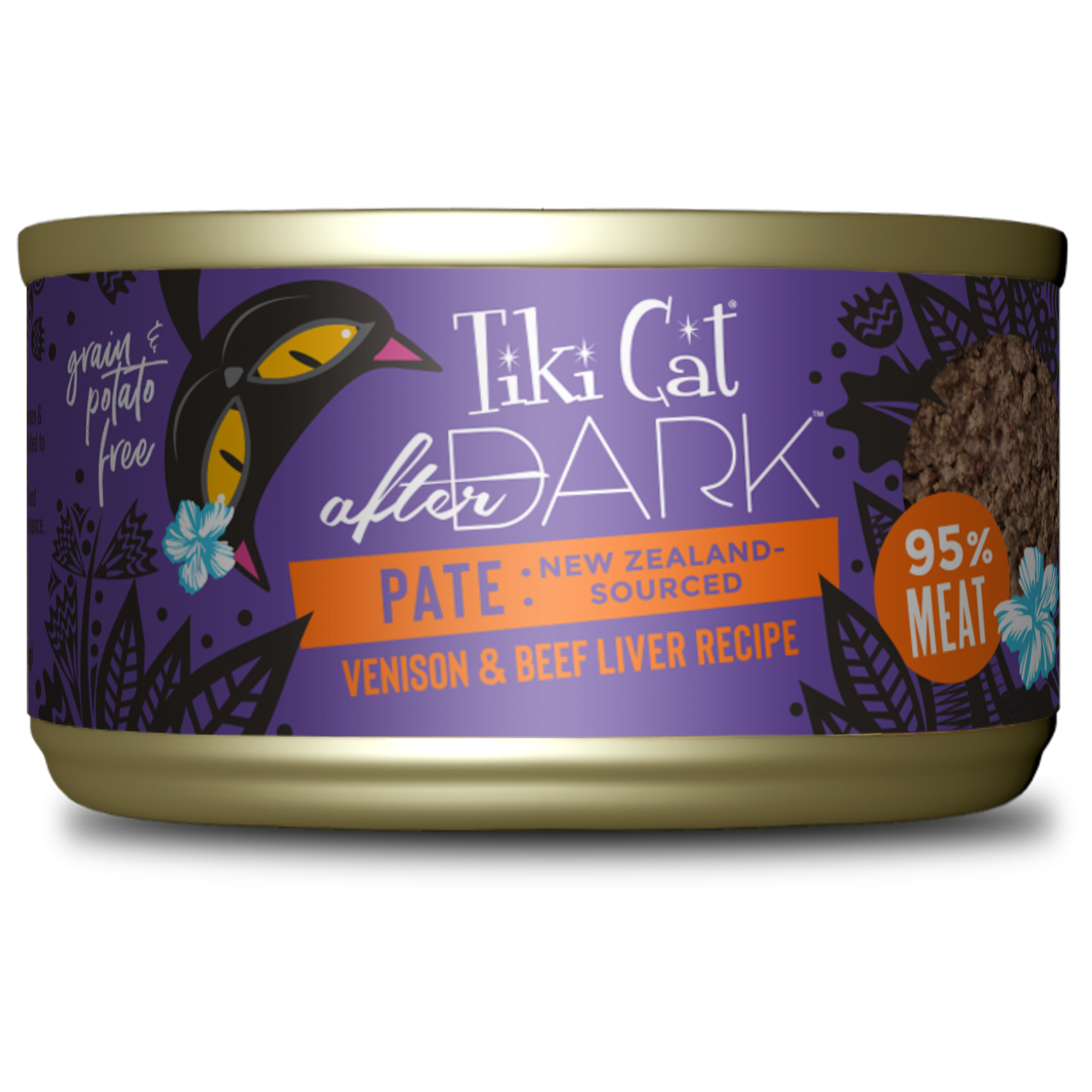 Tiki Cat After Dark Venison Beef Pate 3oz*