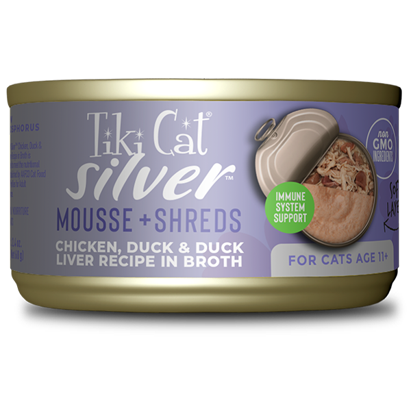 Tiki Cat Silver Chicken Duck & Liver 2.4oz*