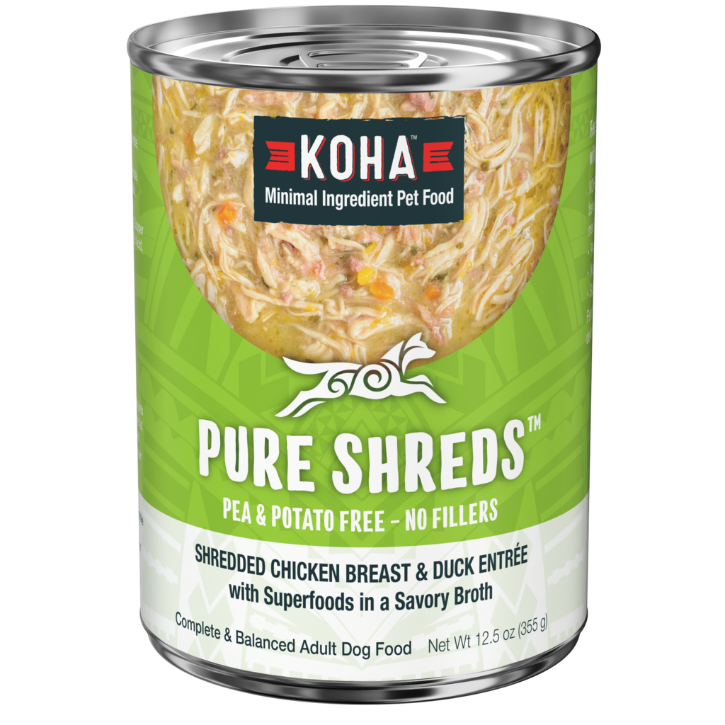 KOHA Dog GF Shredded Chicken Duck 12.5oz