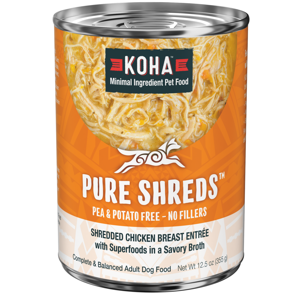 KOHA Dog GF Shredded Chicken Pumpkin 12.5oz